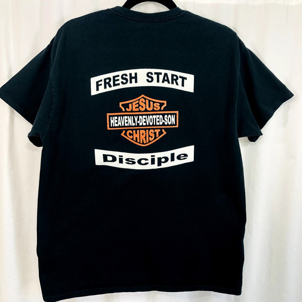 Jesus Christ Heavenly Devoted Son Gildan Men's Ultra Cotton T Shirt Black Size L